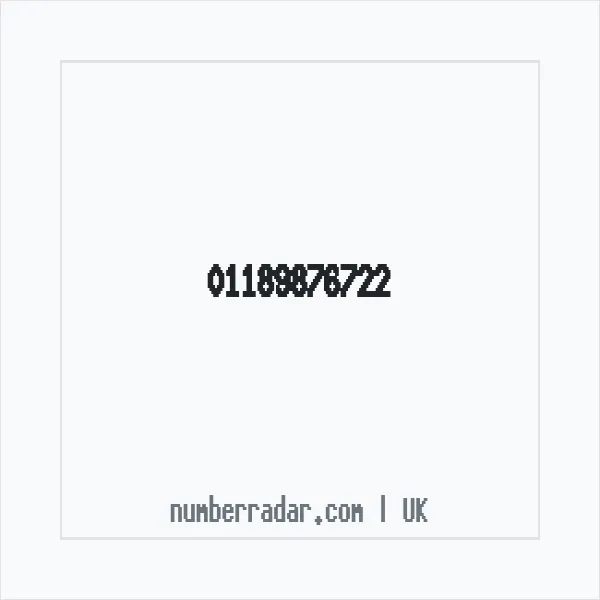 Reverse number check for +44 118 987 6722 — who called me?
