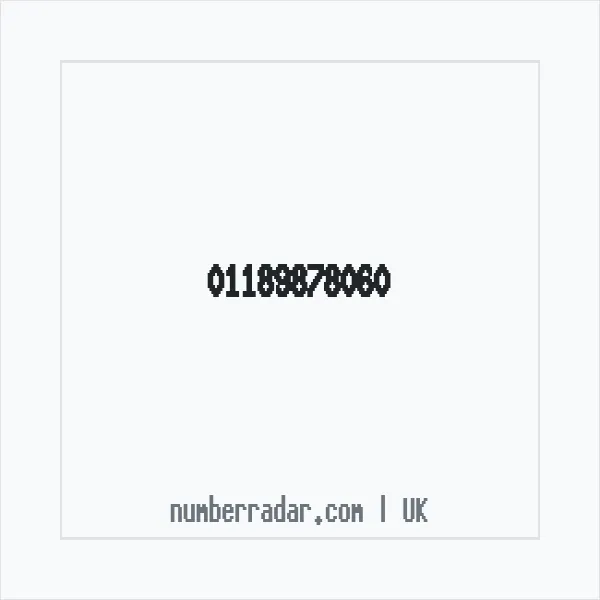Reverse number check for +44 118 987 8060 — who called me?