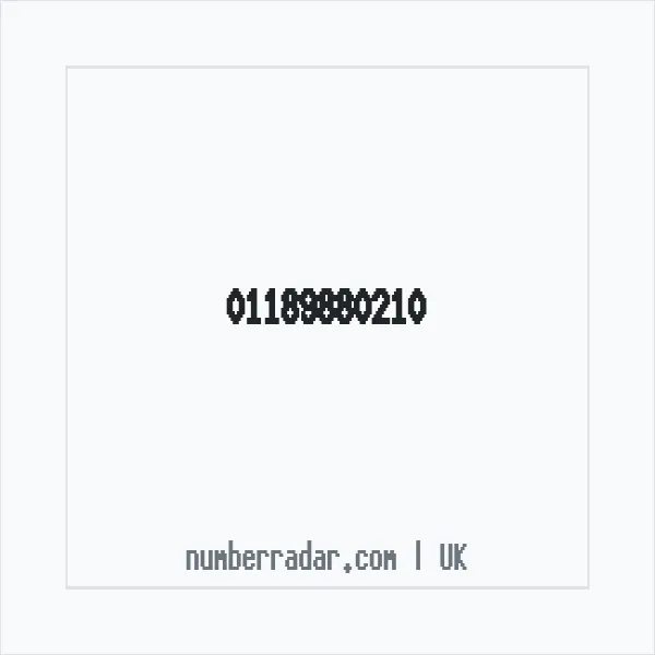 Reverse number check for +44 118 988 0210 — who called me?