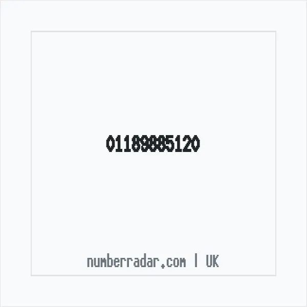 Reverse number check for +44 118 988 5120 — who called me?