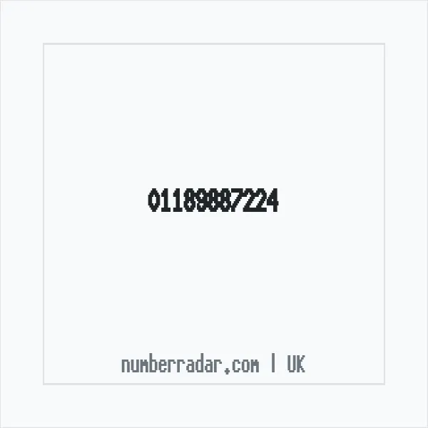 Reverse number check for +44 118 988 7224 — who called me?