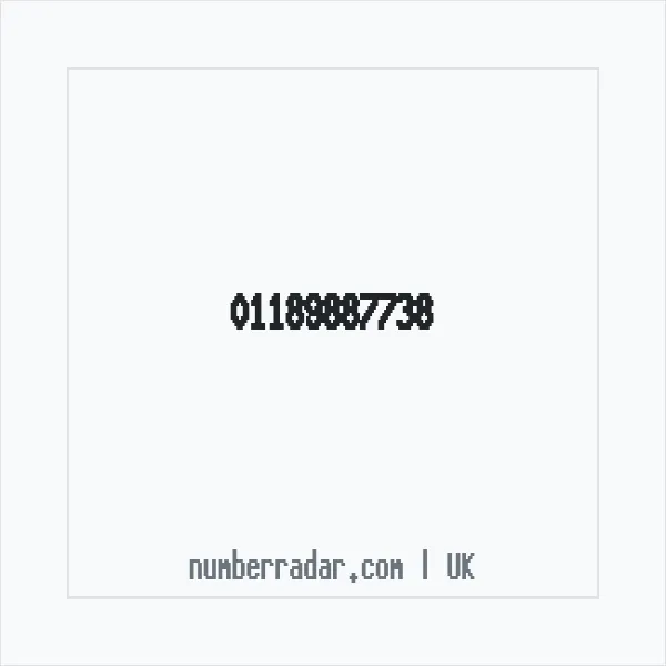 Reverse number check for +44 118 988 7738 — who called me?