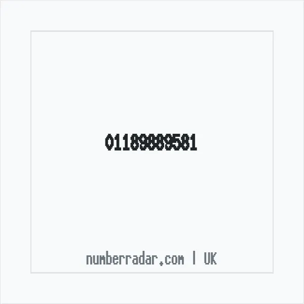 Reverse number check for +44 118 988 9581 — who called me?