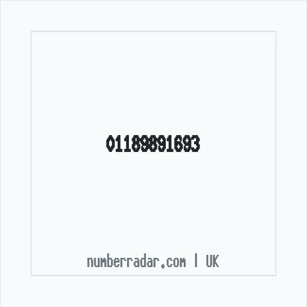 Reverse number check for +44 118 989 1693 — who called me?