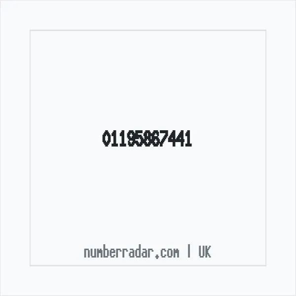 Reverse number check for +44 1195 867441 — who called me?