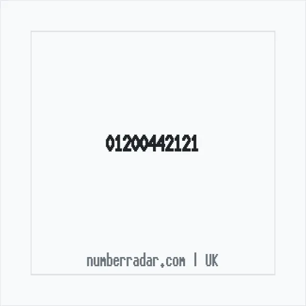 Reverse number check for +44 1200 442121 — who called me?