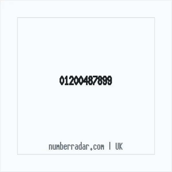 Reverse number check for +44 1200 487899 — who called me?