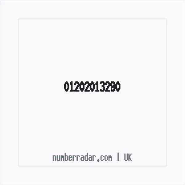 Reverse number check for +44 1202 013290 — who called me?
