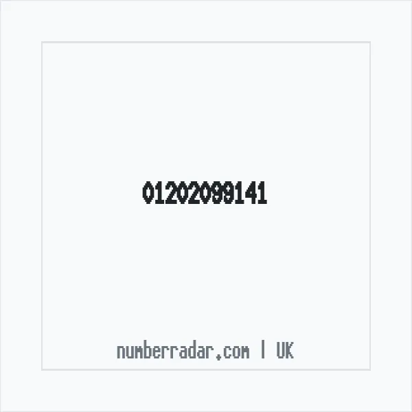 Reverse number check for +44 1202 099141 — who called me?