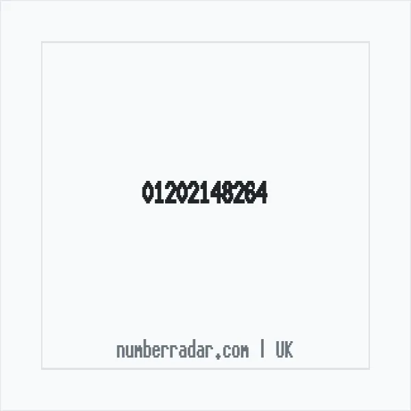 Reverse number check for +44 1202 148264 — who called me?