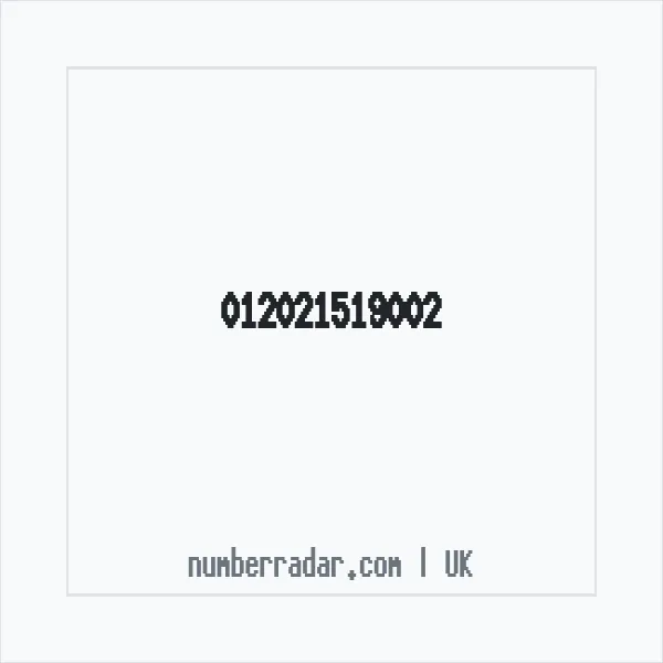 Reverse number check for +44 (1202) 151-900 — who called me?