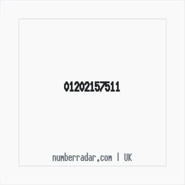 Reverse number check for +44 1202 157511 — who called me?