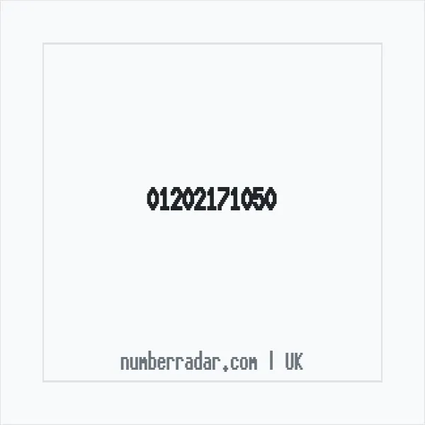 Reverse number check for +44 1202 171050 — who called me?