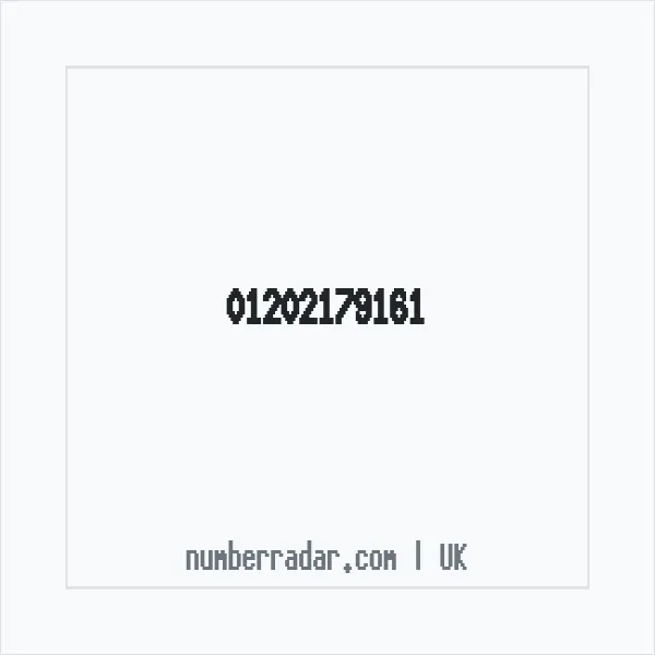 Reverse number check for +44 1202 179161 — who called me?