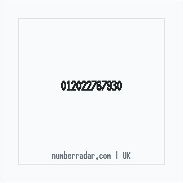 Reverse number check for +44 (1202) 276-793 — who called me?