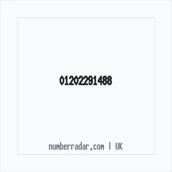 Reverse number check for +44 1202 291488 — who called me?