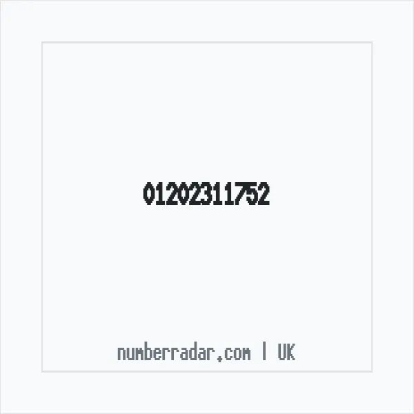 Reverse number check for +44 1202 311752 — who called me?