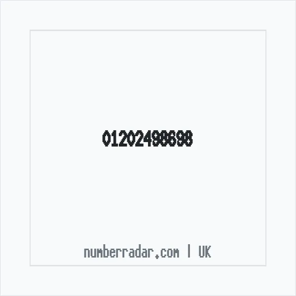 Reverse number check for +44 1202 498698 — who called me?