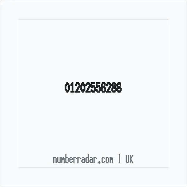 Reverse number check for +44 1202 556286 — who called me?