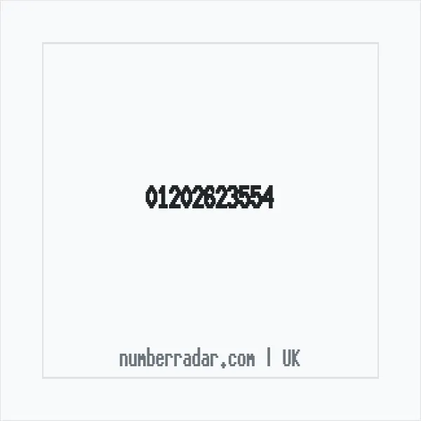 Reverse number check for +44 1202 623554 — who called me?