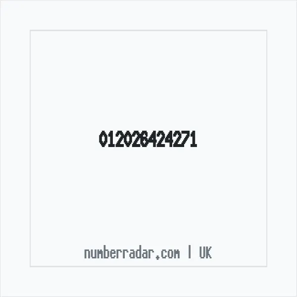 Reverse number check for +44 (1202) 642-427 — who called me?