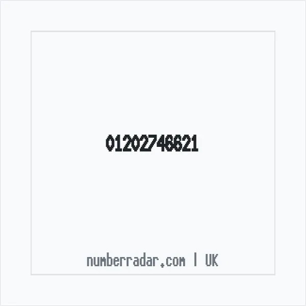 Reverse number check for +44 1202 746621 — who called me?