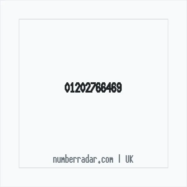 Reverse number check for +44 1202 766469 — who called me?