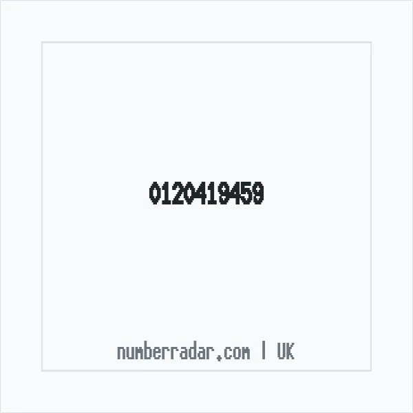 Reverse number check for +44 120419459 — who called me?