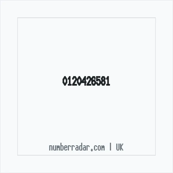 Reverse number check for +44 120426581 — who called me?