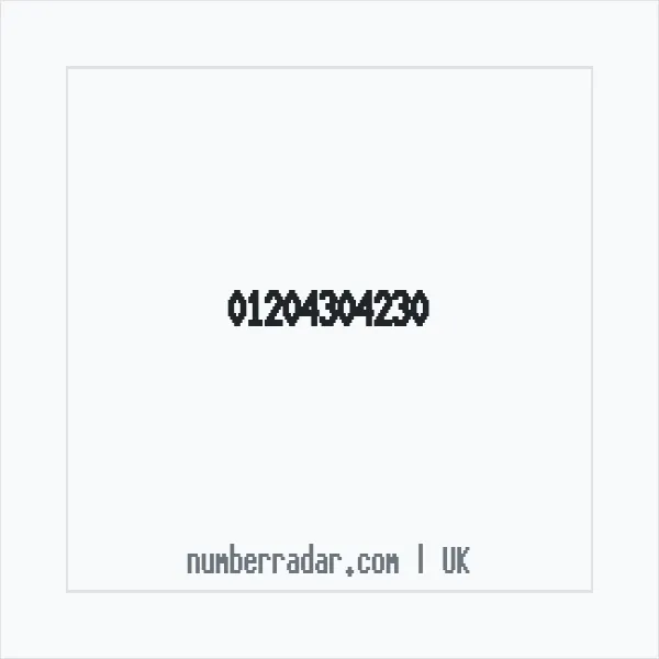 Reverse number check for +44 1204 304230 — who called me?
