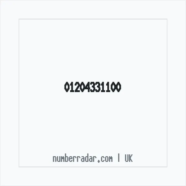 Reverse number check for +44 1204 331100 — who called me?