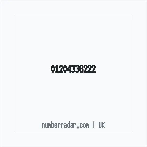 Reverse number check for +44 1204 336222 — who called me?