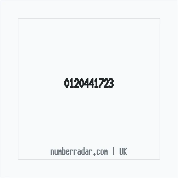 Reverse number check for +44 120441723 — who called me?