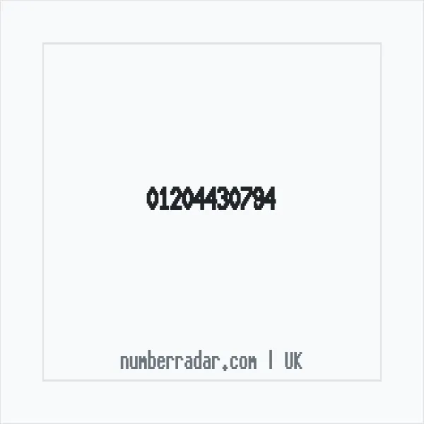 Reverse number check for +44 1204 430794 — who called me?
