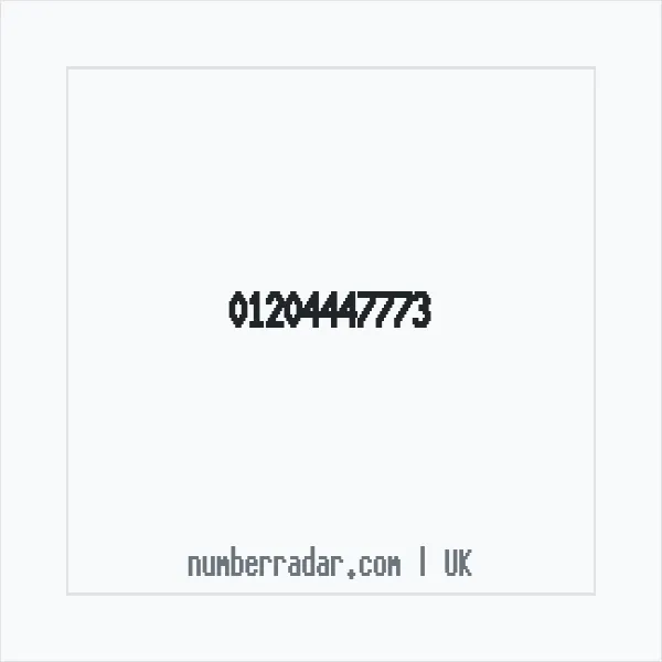 Reverse number check for +44 1204 447773 — who called me?