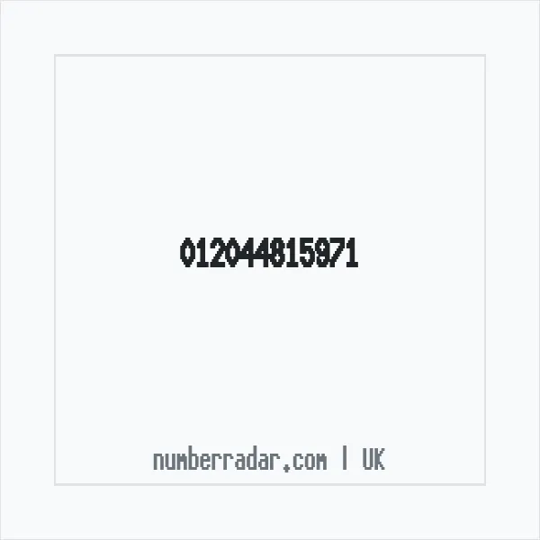 Reverse number check for +44 (1204) 481-597 — who called me?