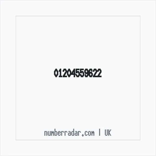 Reverse number check for +44 1204 559622 — who called me?