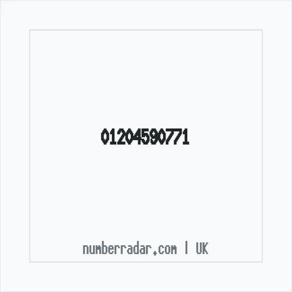 Reverse number check for +44 1204 590771 — who called me?