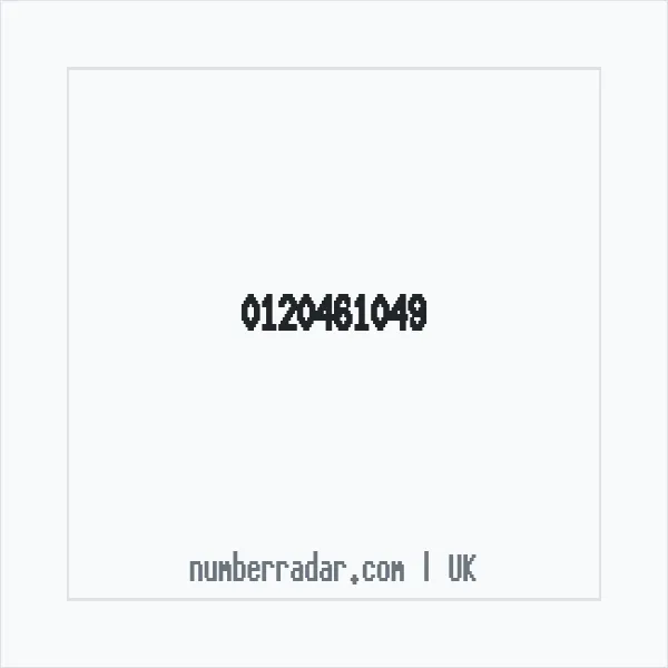 Reverse number check for +44 120461049 — who called me?