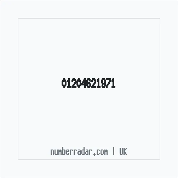 Reverse number check for +44 1204 621971 — who called me?