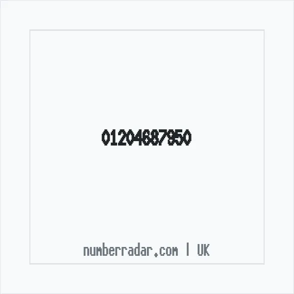 Reverse number check for +44 1204 687950 — who called me?