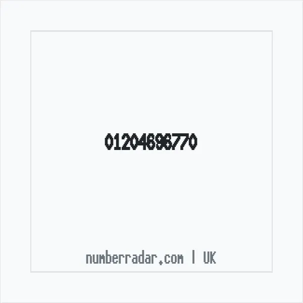 Reverse number check for +44 1204 696770 — who called me?