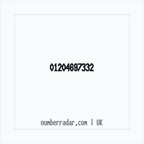 Reverse number check for +44 1204 697332 — who called me?