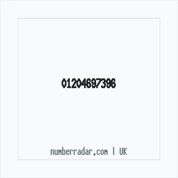 Reverse number check for +44 1204 697396 — who called me?