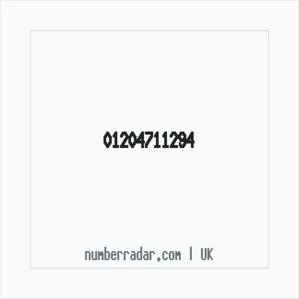 Reverse number check for +44 1204 711294 — who called me?