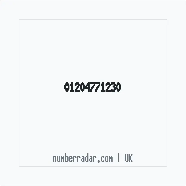 Reverse number check for +44 1204 771230 — who called me?