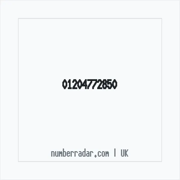 Reverse number check for +44 1204 772850 — who called me?