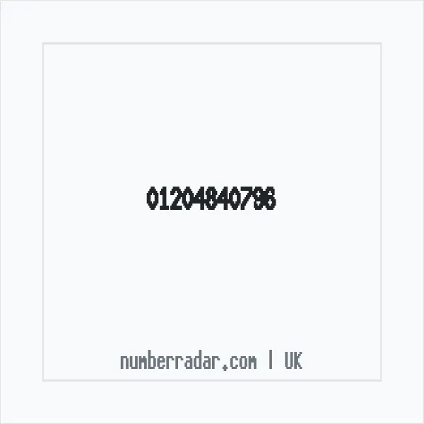 Reverse number check for +44 1204 840796 — who called me?