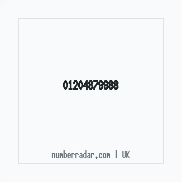 Reverse number check for +44 1204 879988 — who called me?