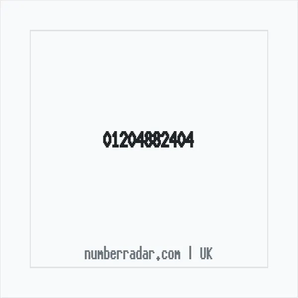 Reverse number check for +44 1204 882404 — who called me?